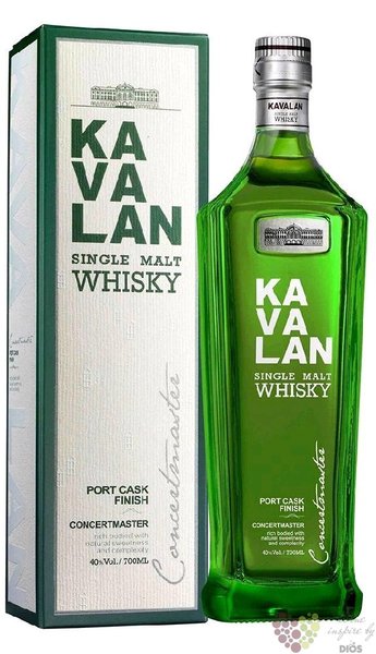 Kavalan Concertmaster  Port cask  single malt Taiwan whisky 40% vol.  0.70 l