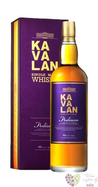Kavalan  Podium  single malt Taiwanese whisky 46% vol.    0.70 l