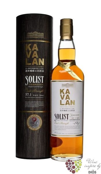 Kavalan Solist  Bourbon cask  single malt Taiwanese whisky 57.1% vol.  0.70 l
