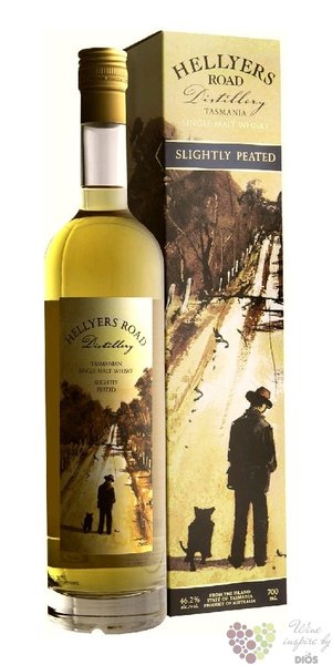 Hellyers Road  Slightly Peated  single malt Tasmanian whisky 46,2% vol.  0.70 l