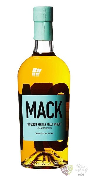Mackmyra  Mack  Swedish single malt whisky 40% vol.  0.70 l