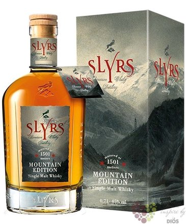 Slyrs  Mountain edition  single malt Bavarian whisky 45% vol.  0.70 l