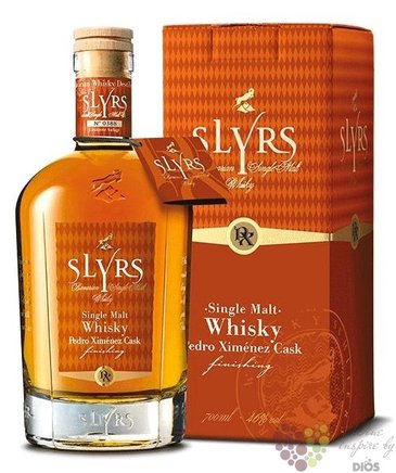 Slyrs  Pedro Ximnez cask finish  single malt Bavarian whisky 46% vol.  0.70 l