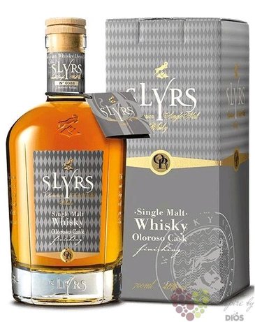 Slyrs  Oloroso cask finish  single malt Bavarian whisky 46% vol.  0.70 l