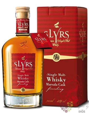 Slyrs  Marsala cask finish  single malt Bavarian whisky 46% vol.  0.70 l
