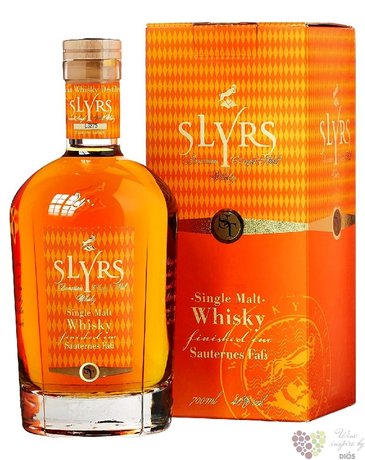 Slyrs  Sauternes cask finish  single malt Bavarian whisky 46% vol.  0.70 l