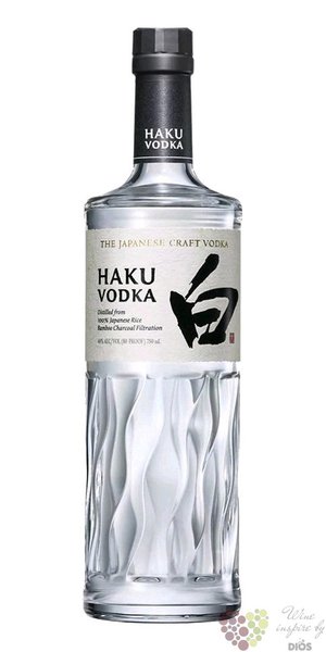 Suntory Haku Japanese ultra premium vodka 40% vol.  1.00 l