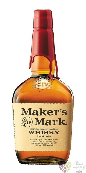 Makers Mark  Red top  Kentucky straight bourbon whiskey 45% vol.  0.70 l