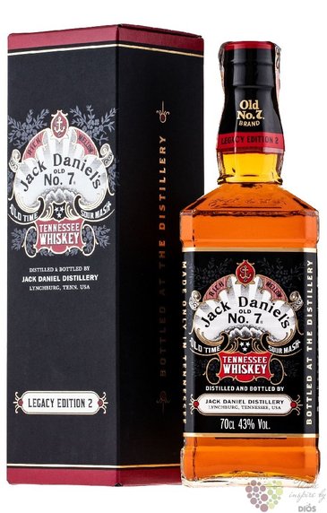 Jack Daniels  Legacy no.II  sour mash Tennessee whiskey 43% vol.  0.70 l