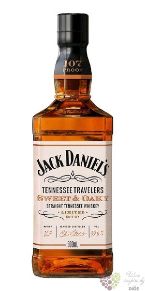 Jack Daniels  Sweet &amp; Oaky  Ltd. Tennessee travelers whiskey 53.5% vol.  0.05 l