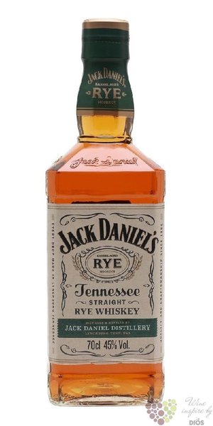 Jack Daniels  Rye  Tennessee straight rye whiskey 45% vol.  1.00 l