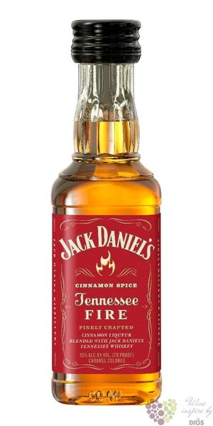 Jack Daniels  Fire  Tennessee whiskey liqueur 35% vol.  0.05 l