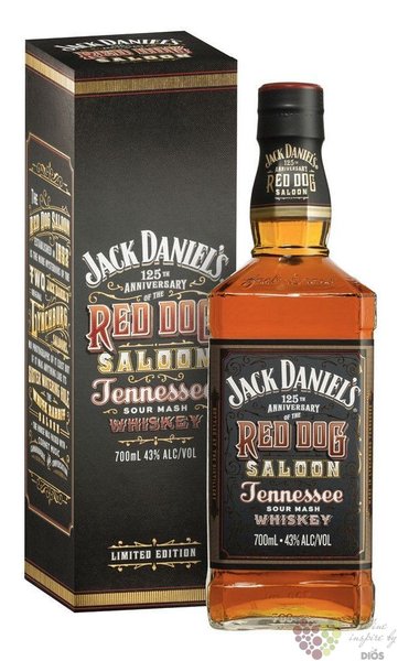 Jack Daniels  Red dog Saloon  gift box sour mash Tennessee whiskey 43% vol.0.70 l