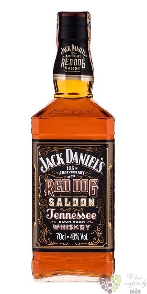 Jack Daniels  Red dog Saloon  sour mash Tennessee whiskey 43% vol.  0.70 l
