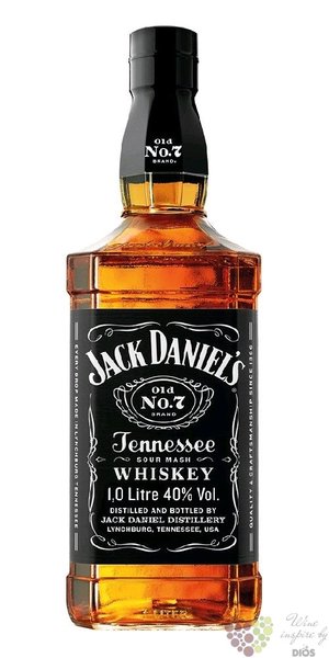 Jack Daniels  Black label Old Time no.7  Tennessee whiskey 40% vol.  0.35 l