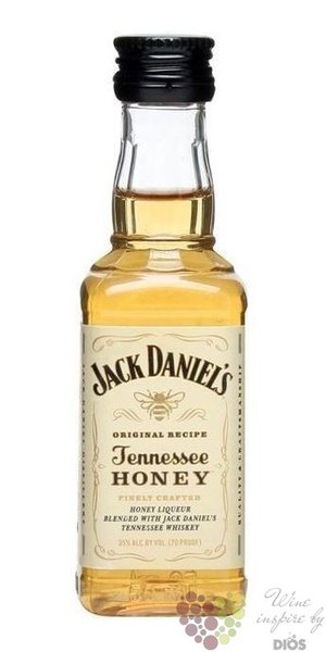 Jack Daniels  Honey  flavored Tennessee whiskey liqueur 35% vol.  0.05 l