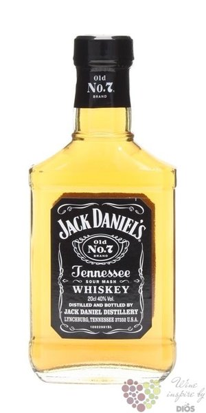 Jack Daniels  Black label  Tennessee whiskey 40% vol.  0.20 l