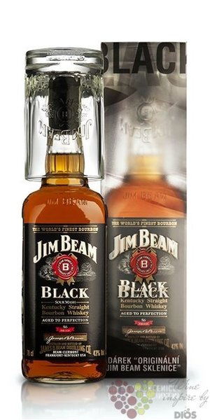 Jim Beam  Black ed. 2014  aged 6 years glass pack Kentucky straight bourbon 43% vol.    0.70 l