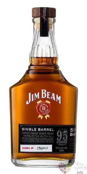 Jim Beam  Single barrel  Kentucky straight bourbon whiskey 47.5% vol.  0.70 l