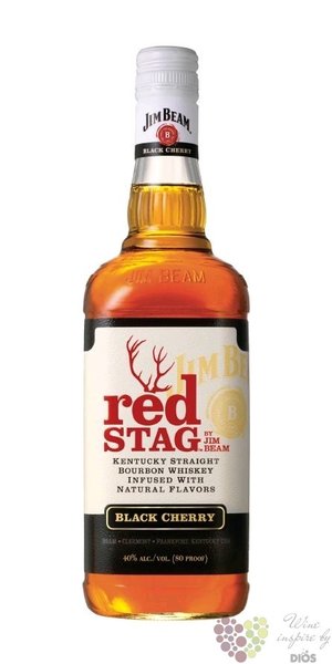 Jim Beam  Red Stag Black cherry  flavored bourbon whiskey 40% vol.    1.00 l