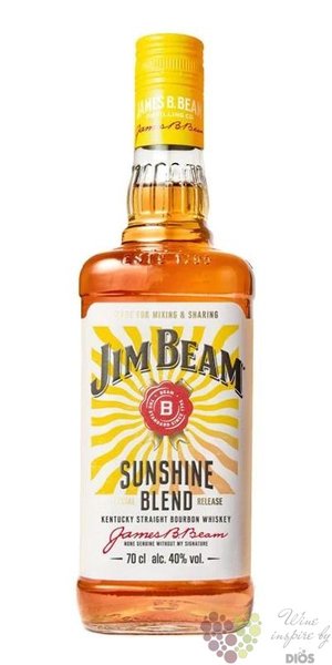 Jim Beam  SunShine blend  Kentucky straight bourbon whiskey 40% vol.  0.70 l