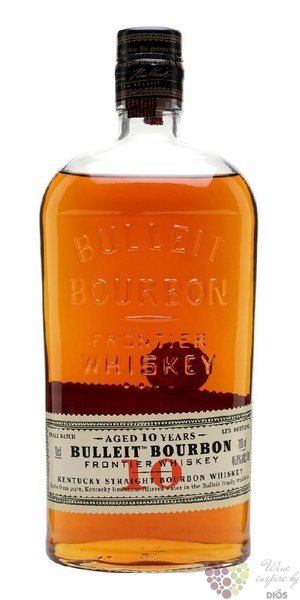 Bulleit  Frontier  aged 10 years straight American bourbon 45.6% vol.  0.70 l