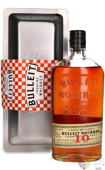 Bulleit  Frontier Lunchbox  aged 10 years Kentucky straight Bourbon 45.6% vol.  0.70 l