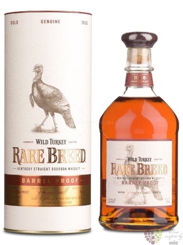Wild Turkey  Rare Breed 116.8  barell proof Kentucky straight bourbon whiskey 58.4%vol. 0.70 l