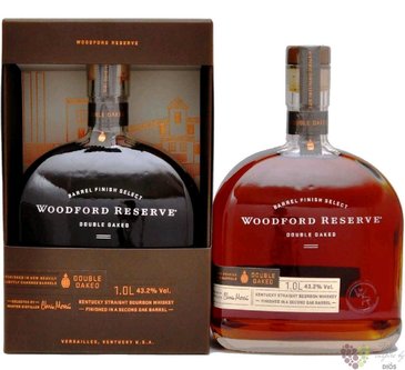 Woodford Reserve  Double oaked  Kentucky straigth bourbon 43.2% vol.1.00 l