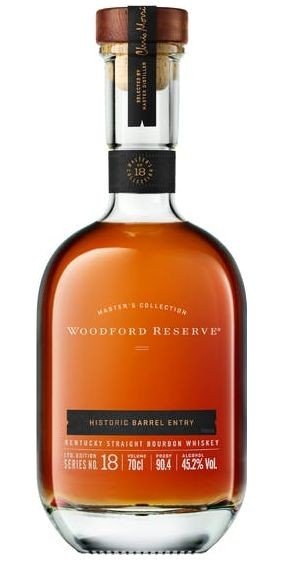 Woodford Reserve  Historic Barrel Entry  Kentucky straight whiskey 45.2% vol.  0.70 l