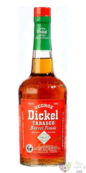 George Dickel  Tabasco Cask  american whiskey 35% vol. 1.00 l