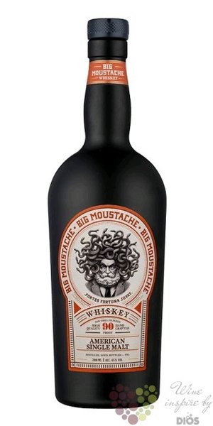 Big Moustache  Single malt  Tennessee whisky 45% vol.  0.70 l