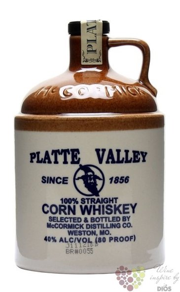 Platte Valley Illinois straight corn whiskey by McCormick 40% vol.  0.20 l
