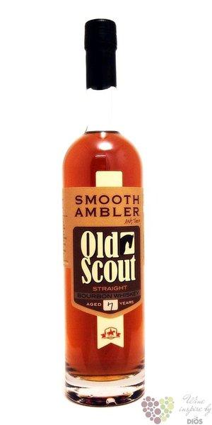 Smooth Ambler  Old Scout  straight bourbon whiskey 49.5% vol.  0.70 l