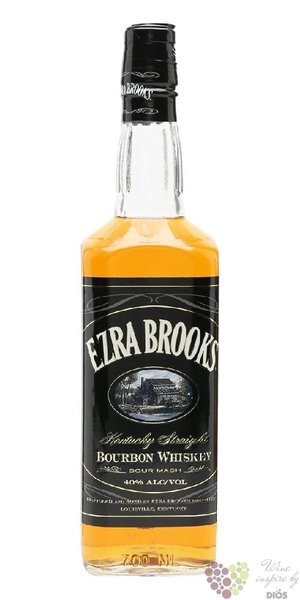 Ezra Brooks black Kentucky straight bourbon whiskey 40% vol.  0.70 l