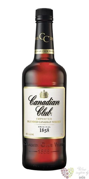 Canadian Club  Barrel blended  aged 6 years Canadian whisky 40% vol.    0.70 l