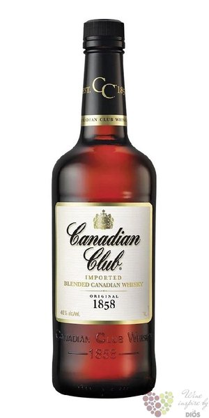 Canadian Club  Barrel blended  aged 6 years Canadian whisky 40% vol.    0.375l