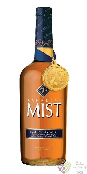 Canadian Mist blended Canadian whisky 40% vol.  1.00 l