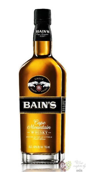 Bains Cape Mountain single grain whisky by James Sedgwick 40% vol.  0.70 l
