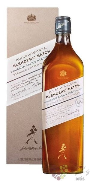 Johnnie Walker Blenders batch  no.2 Bourbon cask &amp; Rye  Scotch whisky 40% vol. 1.00 l