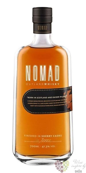 Nomad Outland blended malt spanish whisky 41.3% vol.  0.05 l