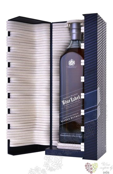 Johnnie Walker Blue label „ Alfred Dunhill ” premium Scotch whisky 40% vol.  0.70 l