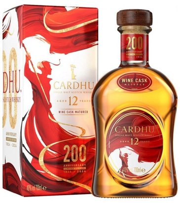 Cardhu  Wine cask 200 Anniversary  aged 12 years single malt Speyside whisky 40% vol.  0.70 l