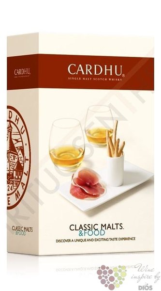Cardhu  Clasic malts &amp; food  18 years old single malt Speyside whisky 40% vol.  0.70 l