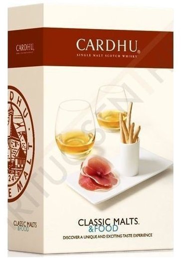 Cardhu  Gold reserve - Clasic malts &amp; food  4glass set Speyside whisky 40% vol. 0.70 l