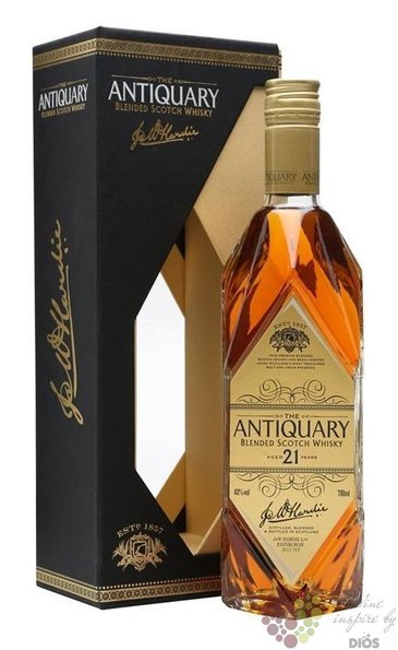 the Antiquary 21 years old blended Scotch whisky 40% vol.  0.70 l