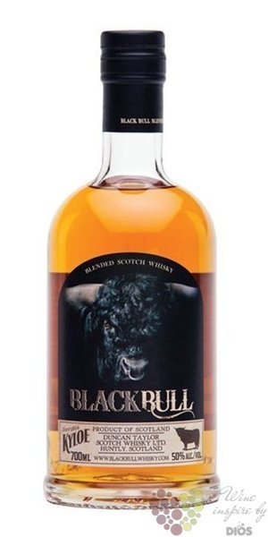 Black Bull „ Kyloe ” blended malt Scotch whisky by Duncan Taylor 50% vol. 0.70 l