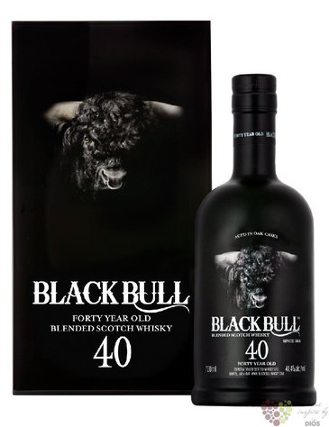 Black Bull 40 years old blended malt Scotch whisky by Duncan Taylor 47.6% vol.0.70 l