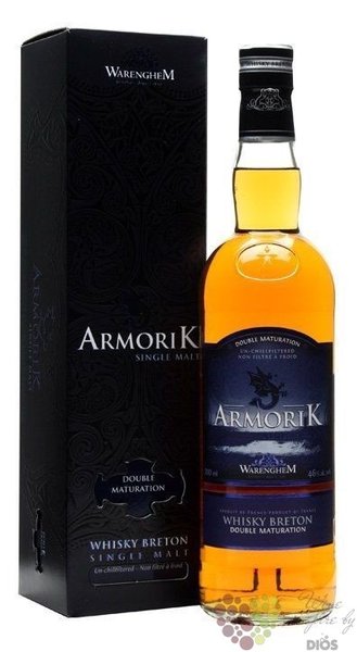 Armorik  Double maturation  French single malt whisky Warenghem 46% vol. 0.70 l