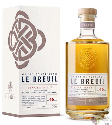 le Breuil  Tourbe  single malt French whisky 46% vol. 0.70 l